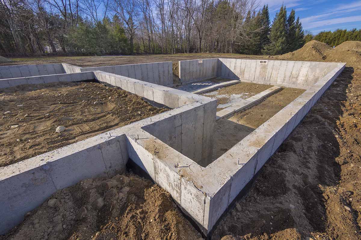 new foundation construction