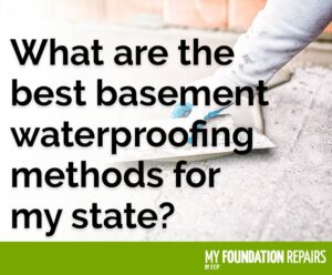 What are the best basement waterproofing methods for my state graphic