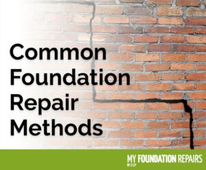 common foundation repair methods graphic