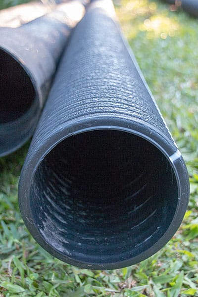 French Drain being installed