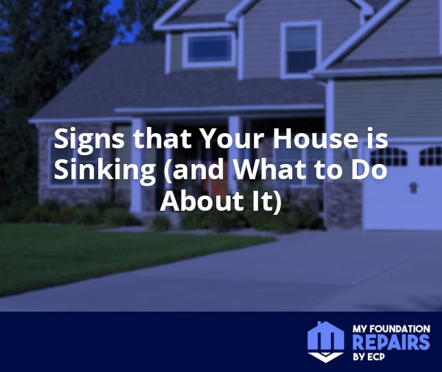 Signs that your house is sinking graphic